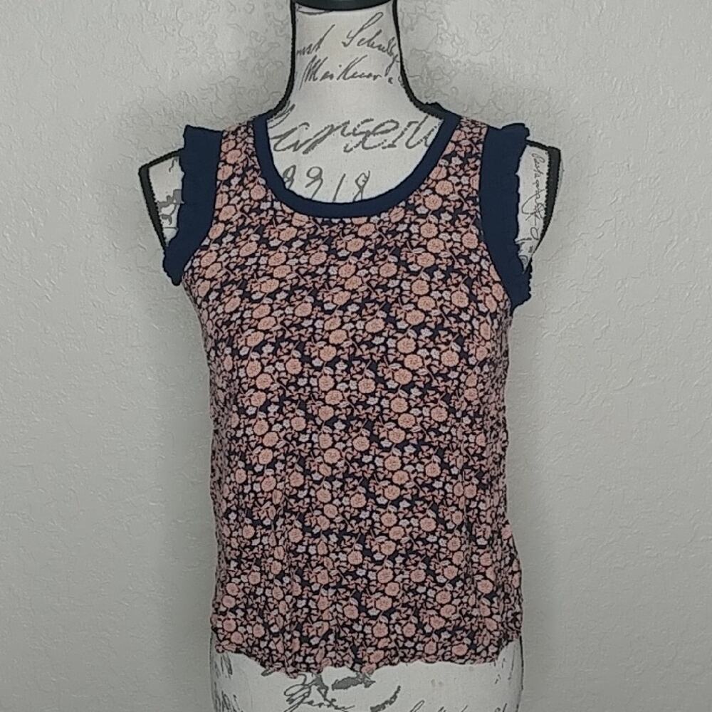 Ella Moss Floral‎ Tank Top Size S (Juniors)